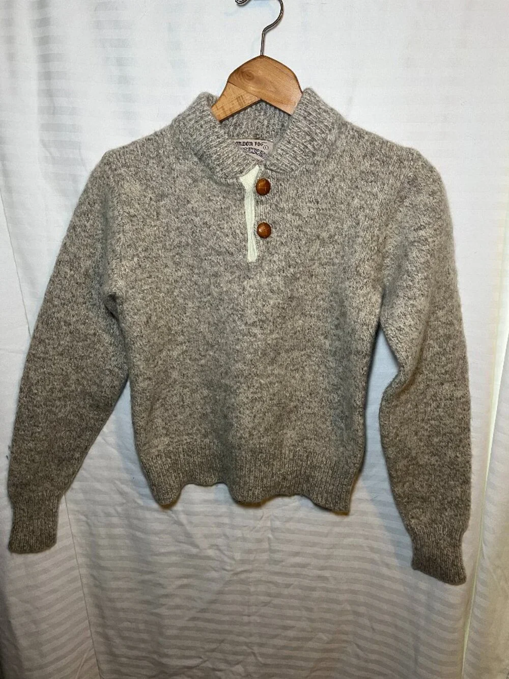 Vintage London Fog Wool Blend Sweater Large